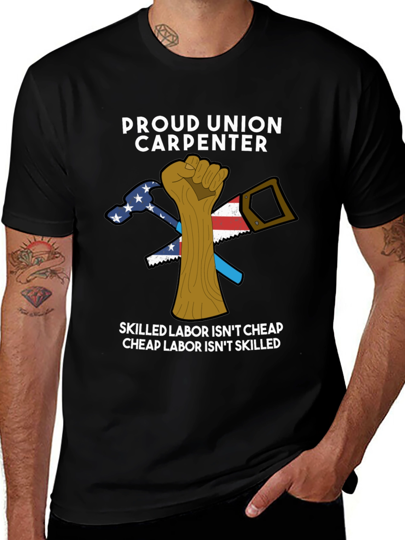 Proud Union Carpenter Graphic T-Shirt