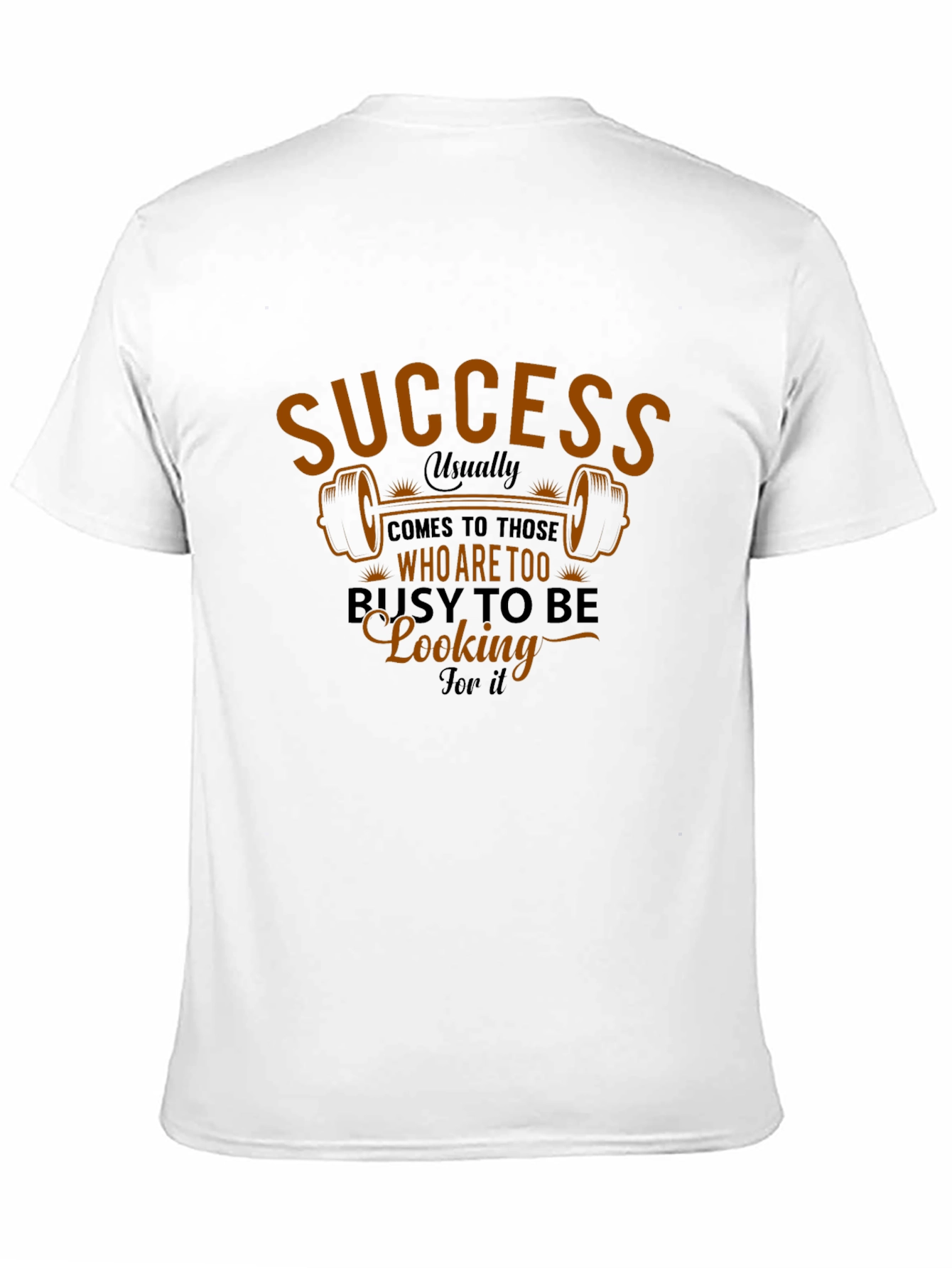 Success Graphic T-Shirt - Motivational Gym Apparel