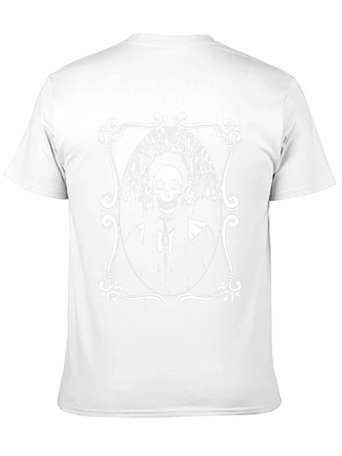 Skull Portrait Graphic Tee - Mens Black T-Shirt