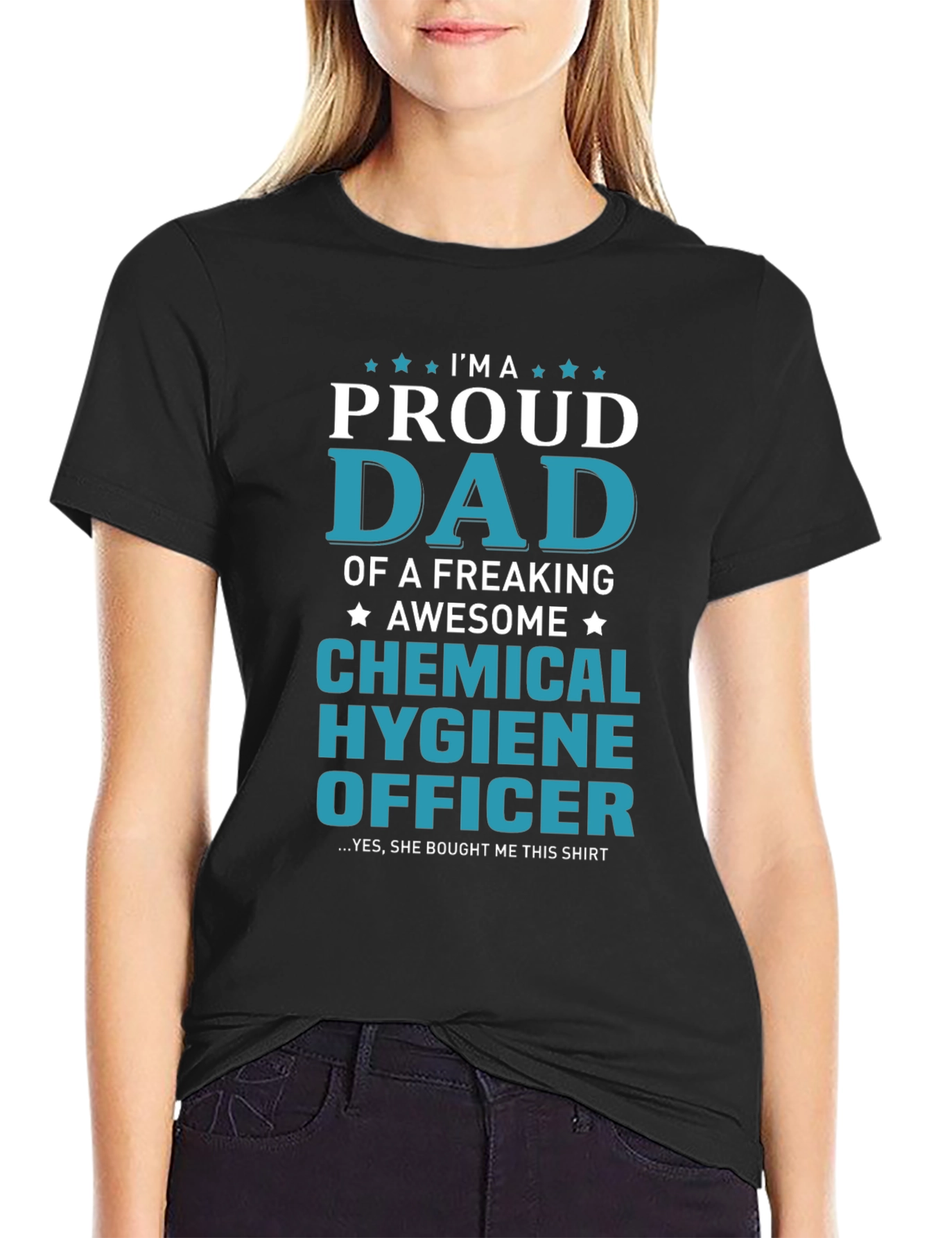 Proud Dad Chemical Hygiene Officer Graphic T-Shirt