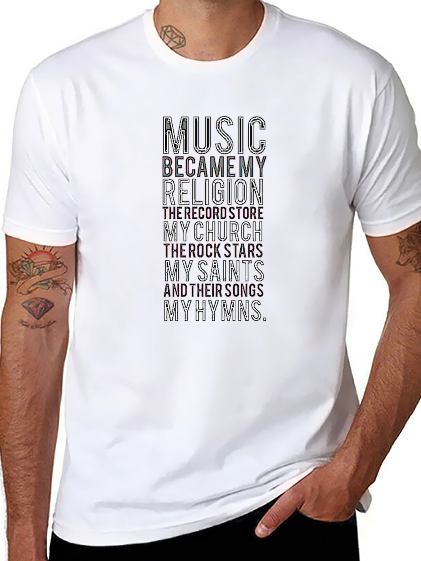 Music is My Religion T-Shirt - Stylish Graphic Tee