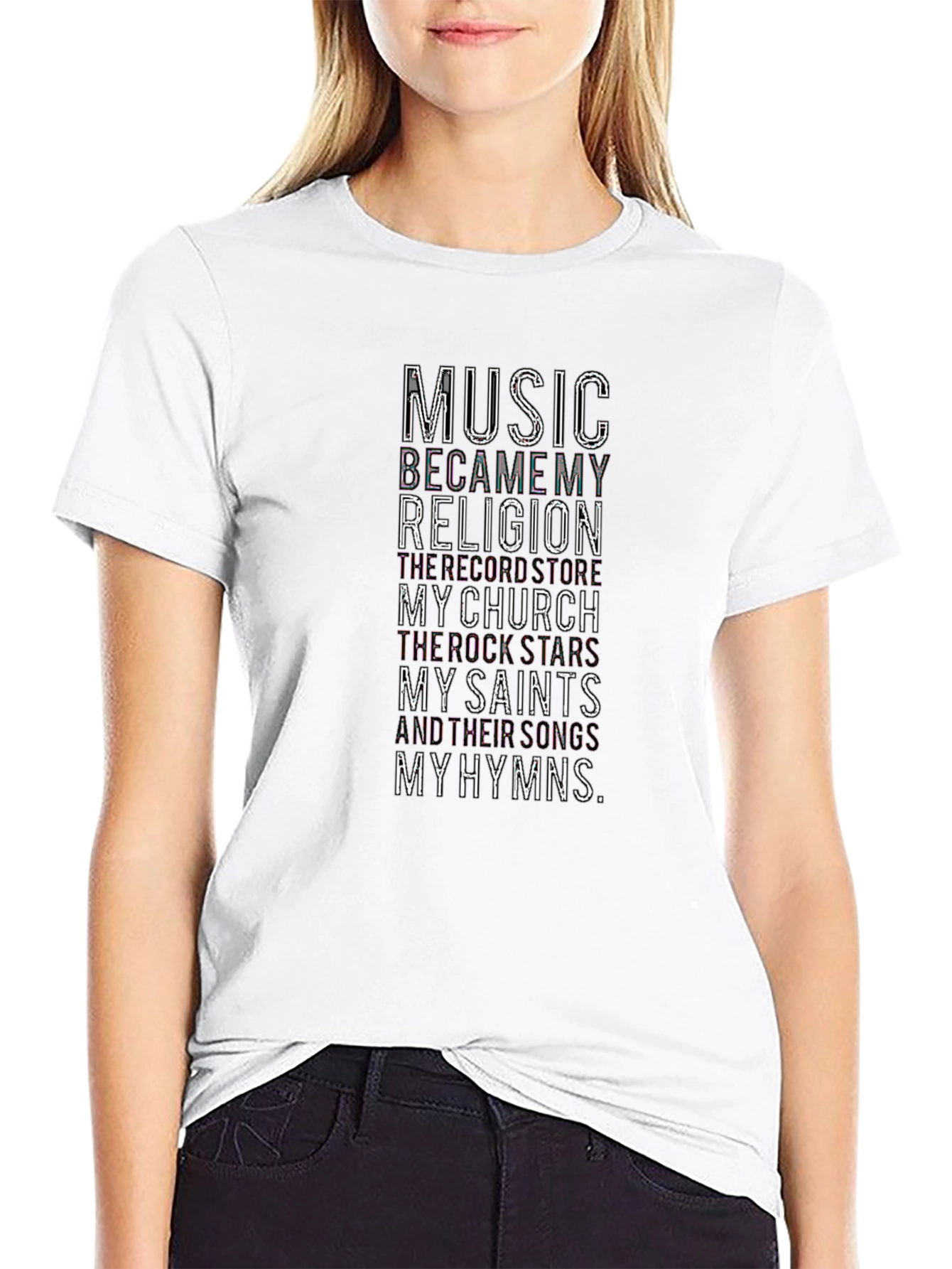 Music is My Religion T-Shirt - Stylish Graphic Tee