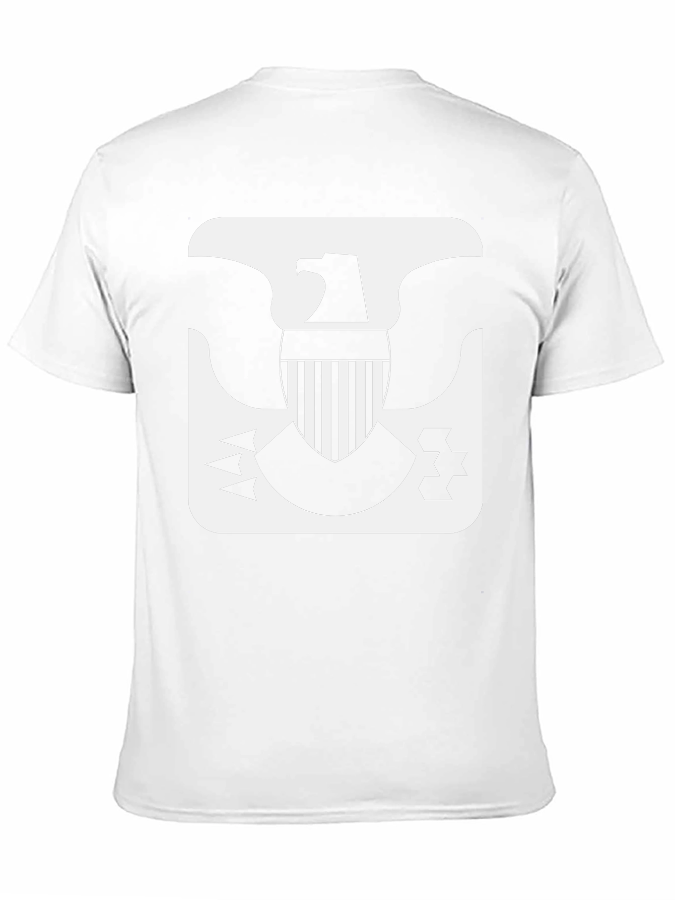 Eagle Emblem Graphic Tee - Black Casual Shirt