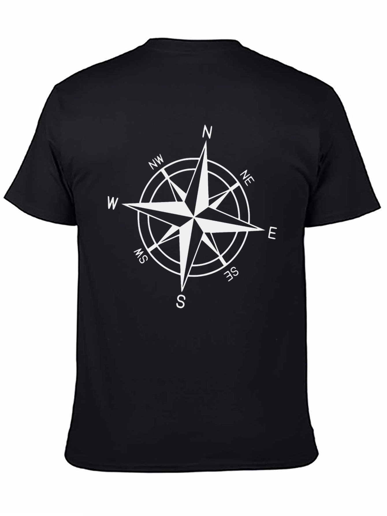 Compass Rose T-Shirt - Classic Nautical Style Tee