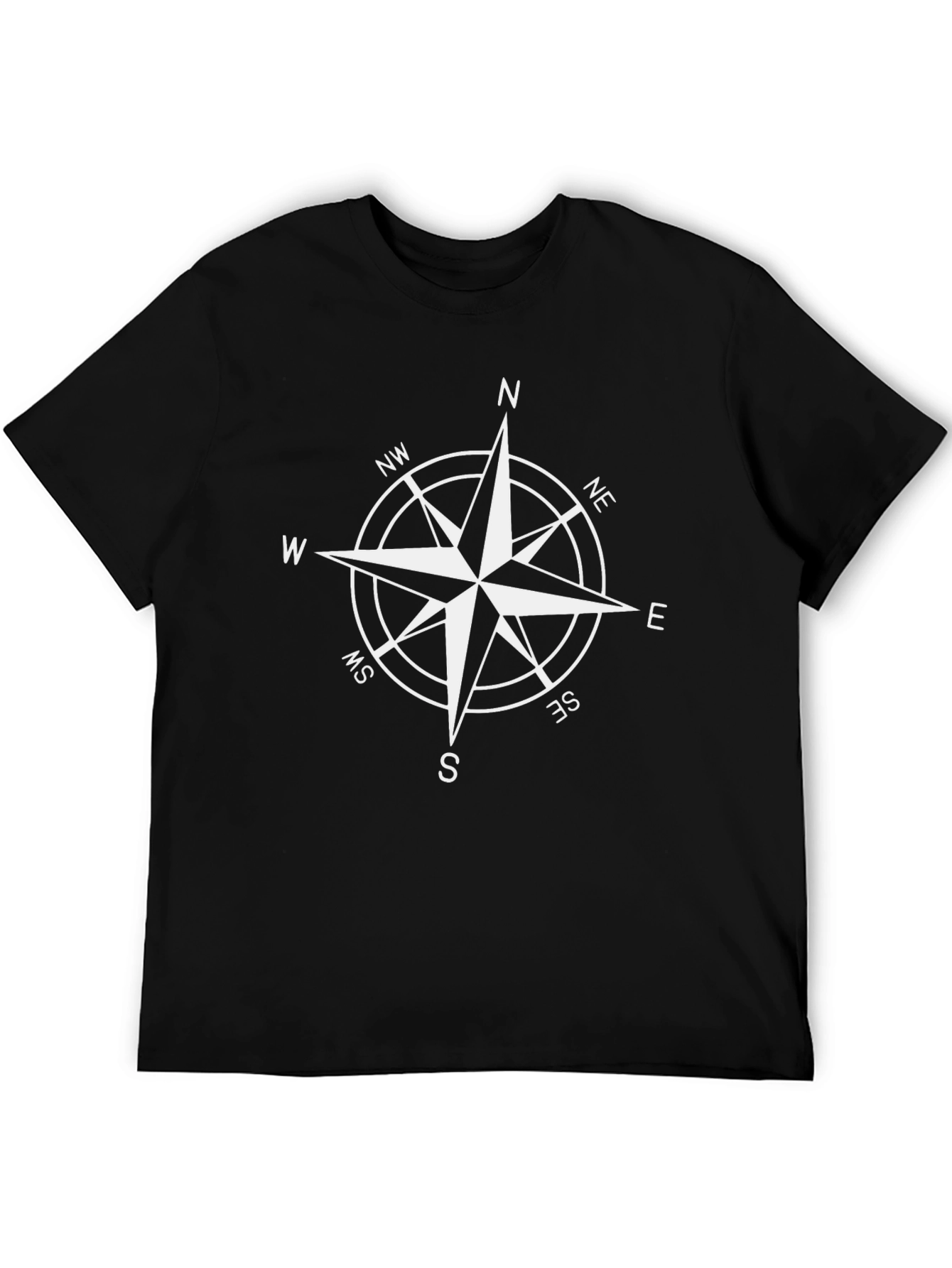 Compass Rose T-Shirt - Classic Nautical Style Tee