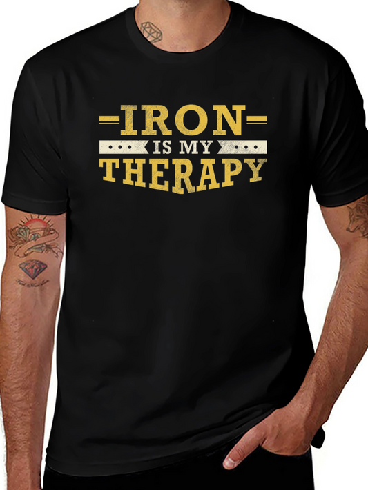 Iron is My Therapy Graphic T-Shirt