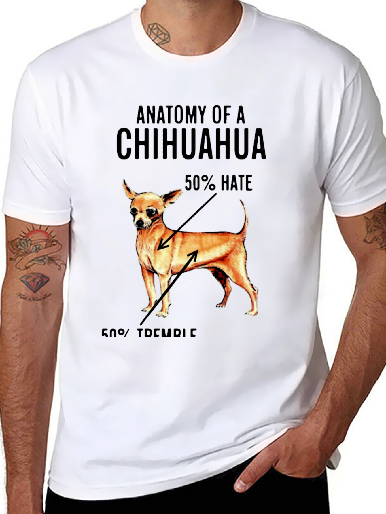 Anatomy of a Chihuahua Graphic Tee