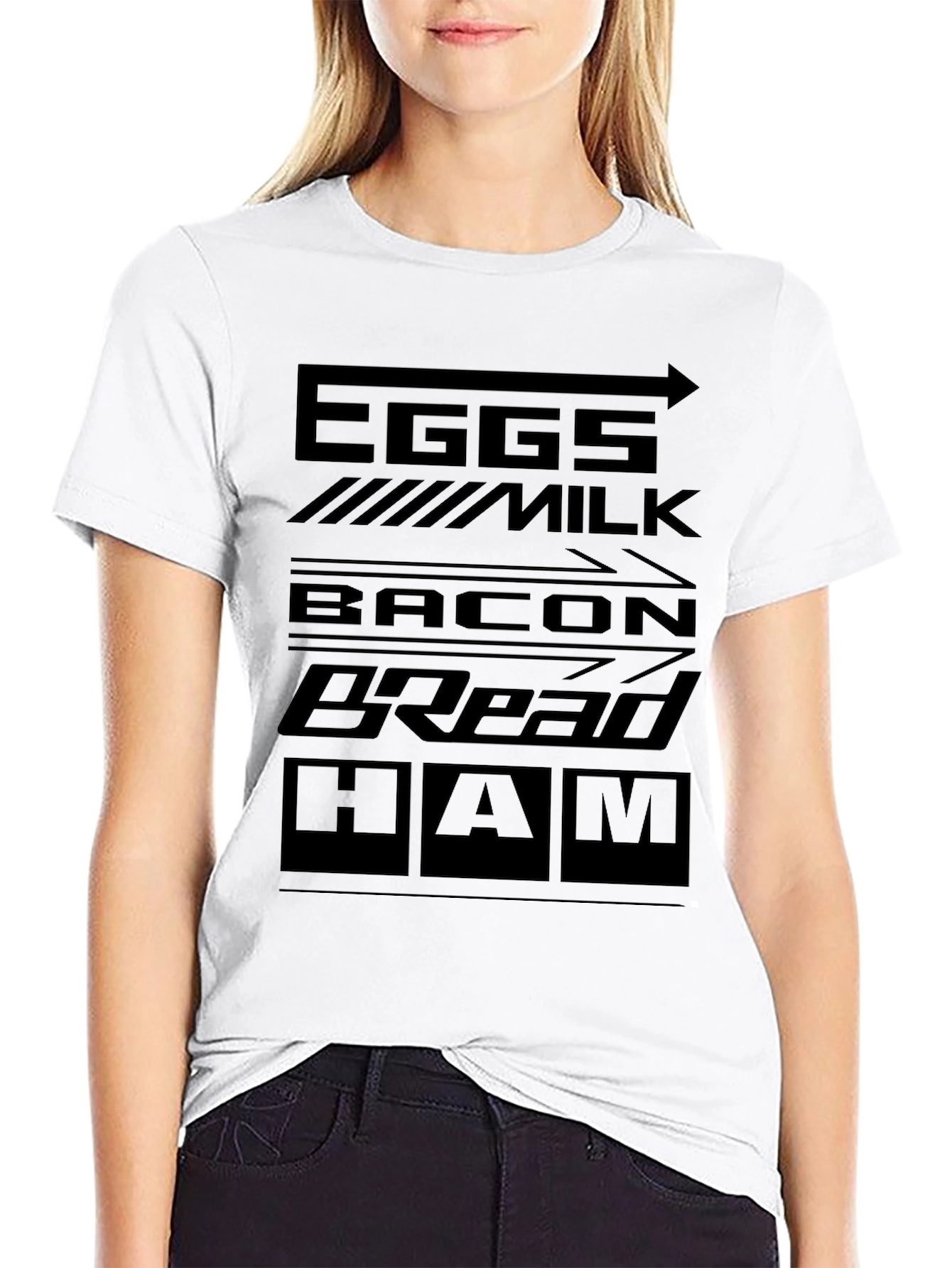 Grocery List Mens Graphic T-Shirt