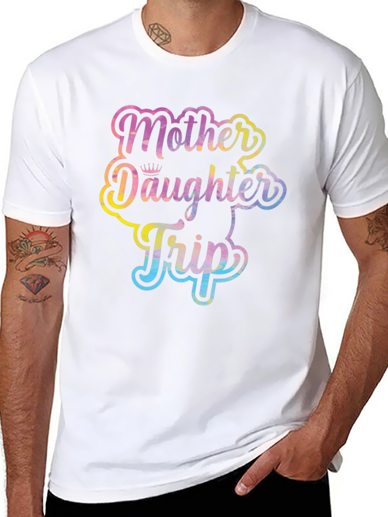 Mother Daughter Trip Black T-Shirt