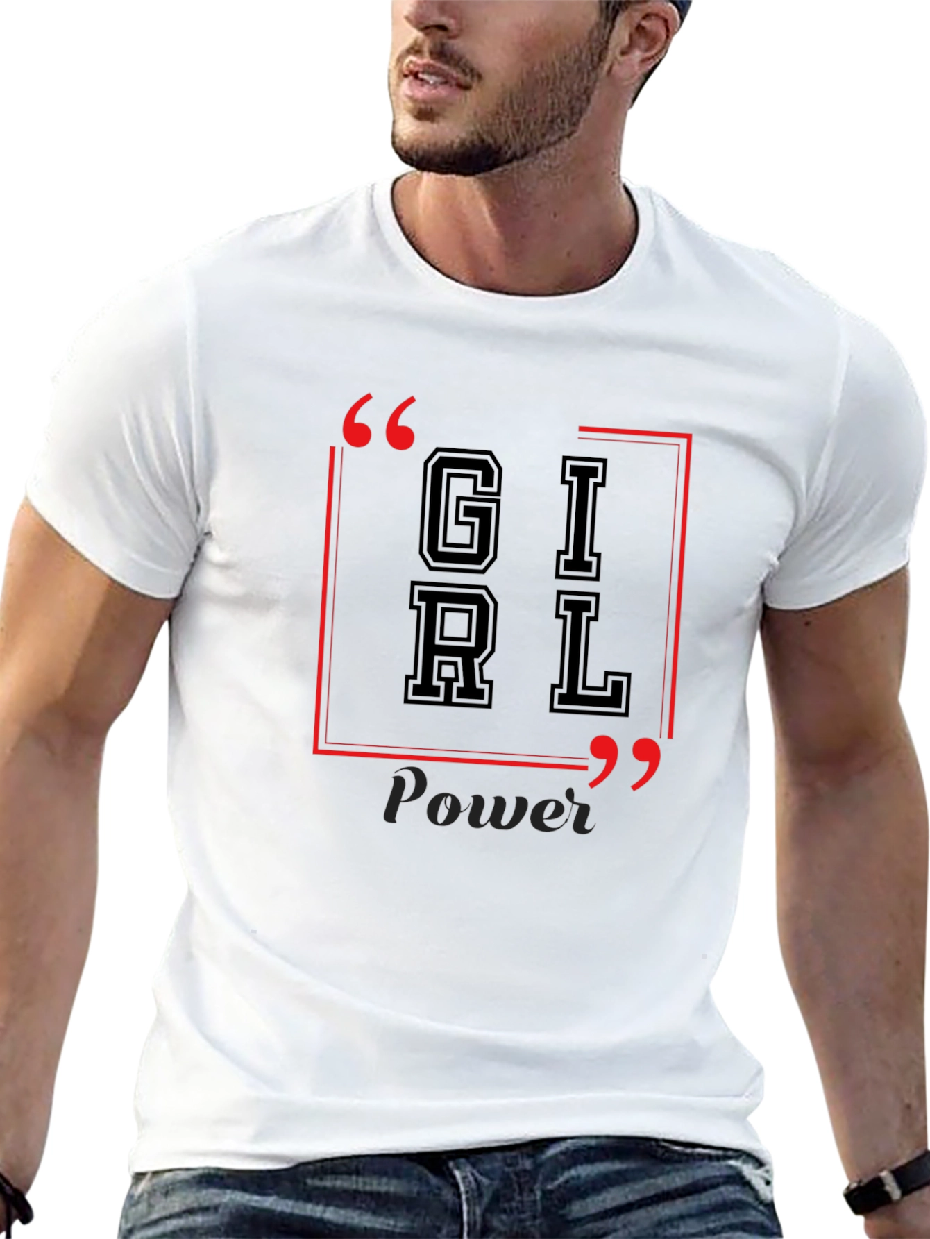 Girl Power Graphic Tee - Stylish Empowerment