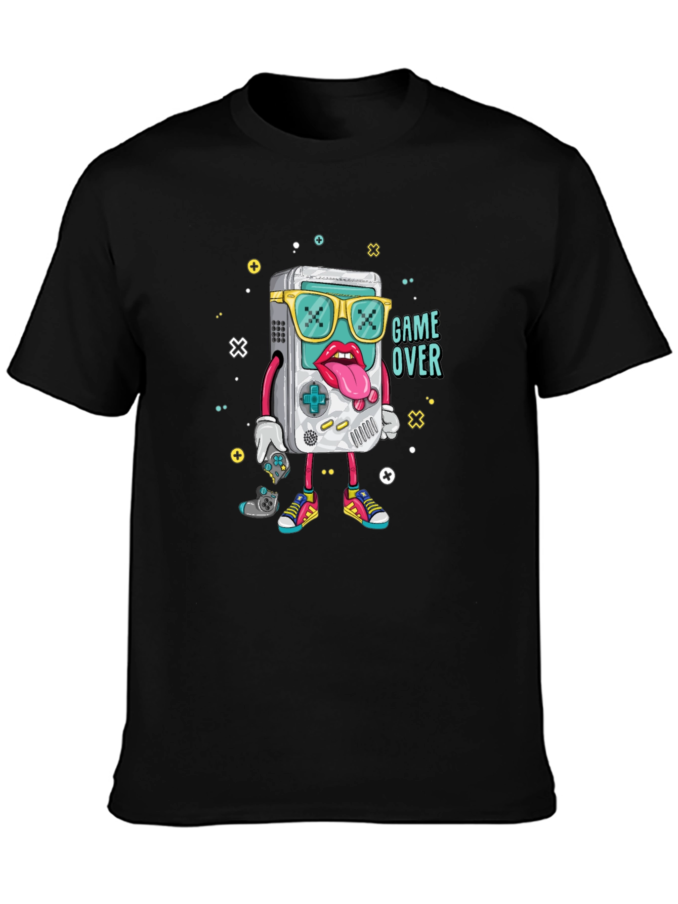 Game Over Graphic Tee - Retro Gamer Style