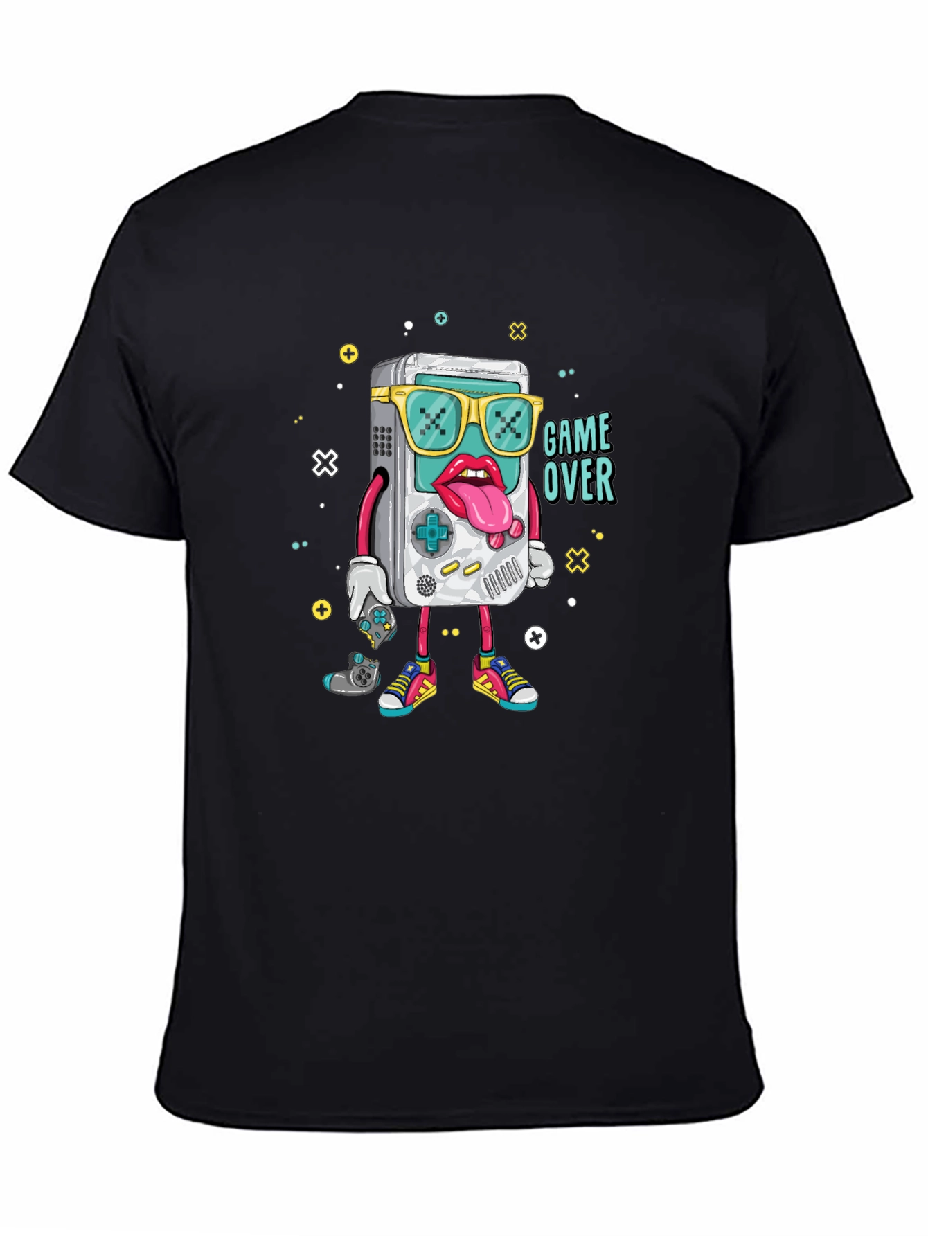 Game Over Graphic Tee - Retro Gamer Style