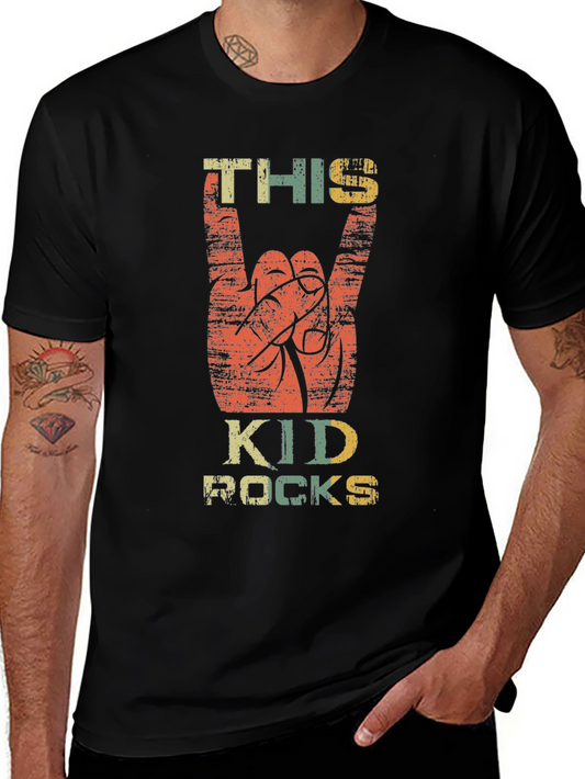 This Kid Rocks Graphic Tee - Rock & Roll Style