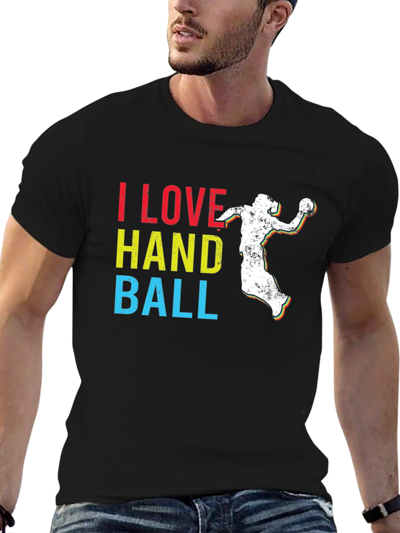 I Love Handball Graphic T-Shirt