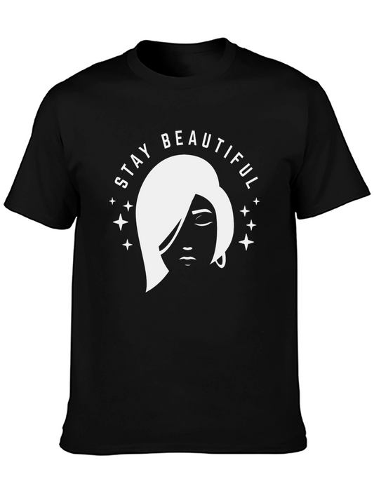 Stay Beautiful Graphic Tee - Stylish Comfort