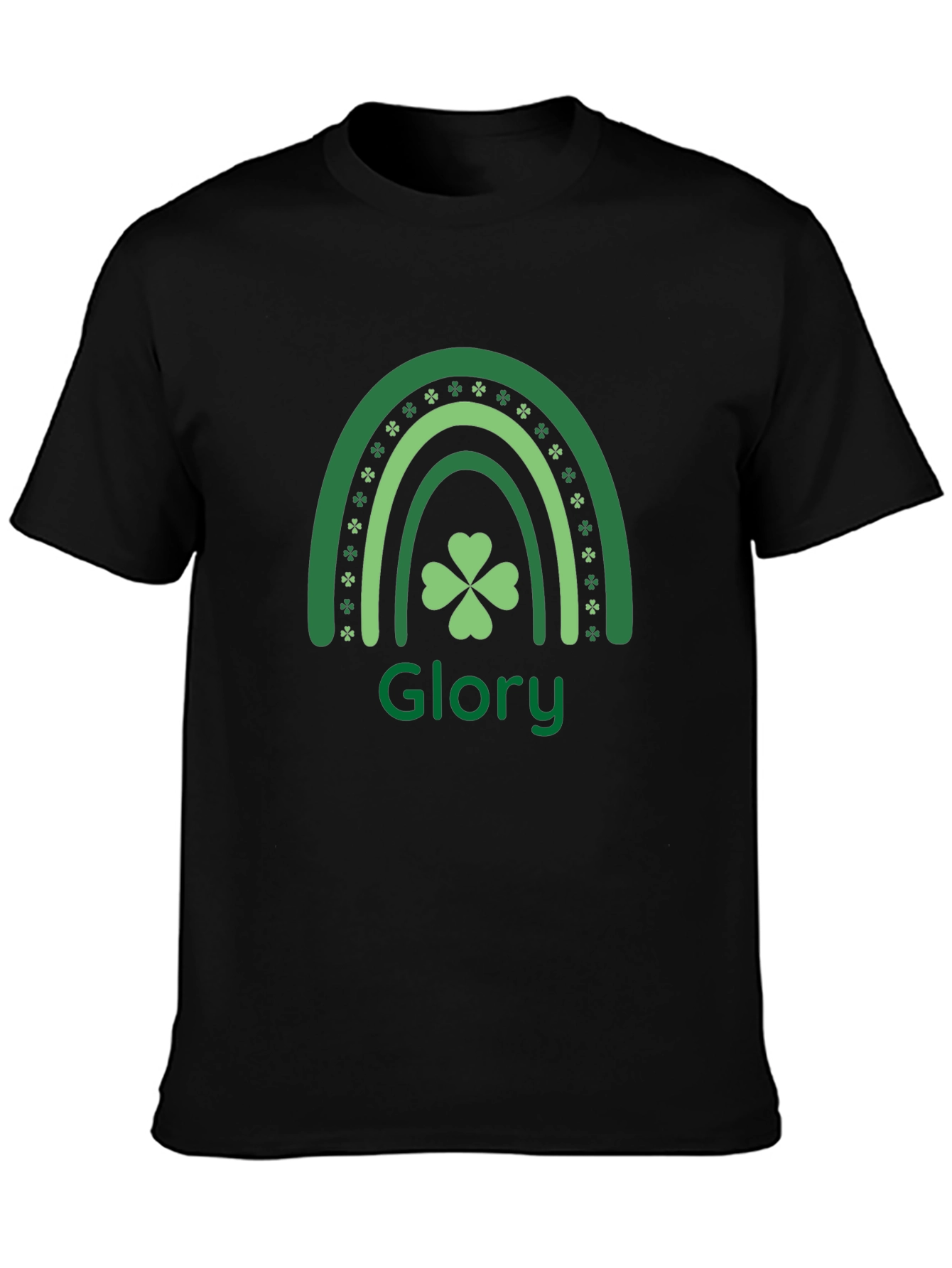 St. Patricks Day Glory Rainbow Clover T-Shirt