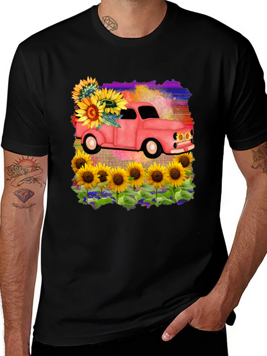 Sunflower Truck Graphic Tee