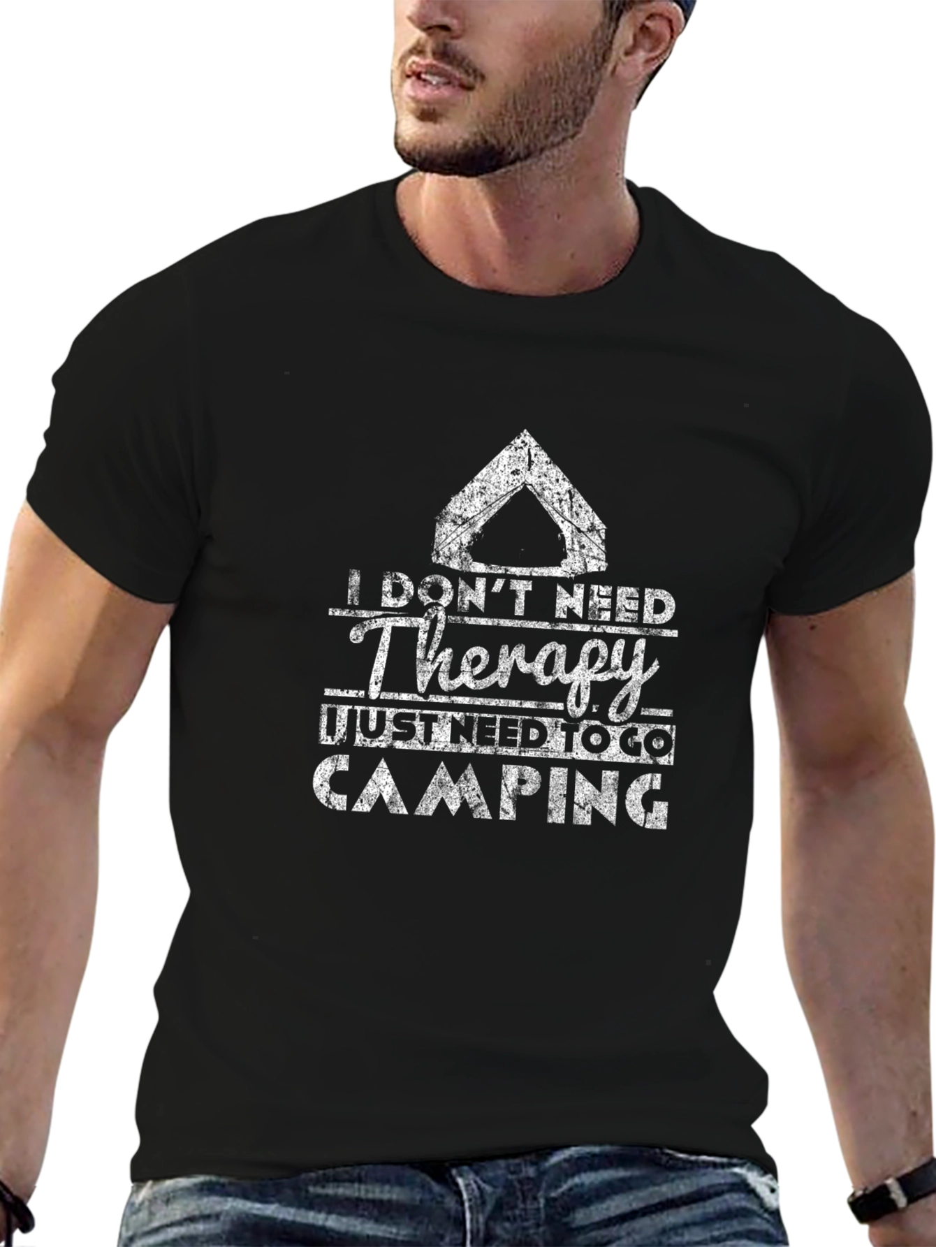 Camping Therapy T-Shirt - Outdoor Adventure Apparel