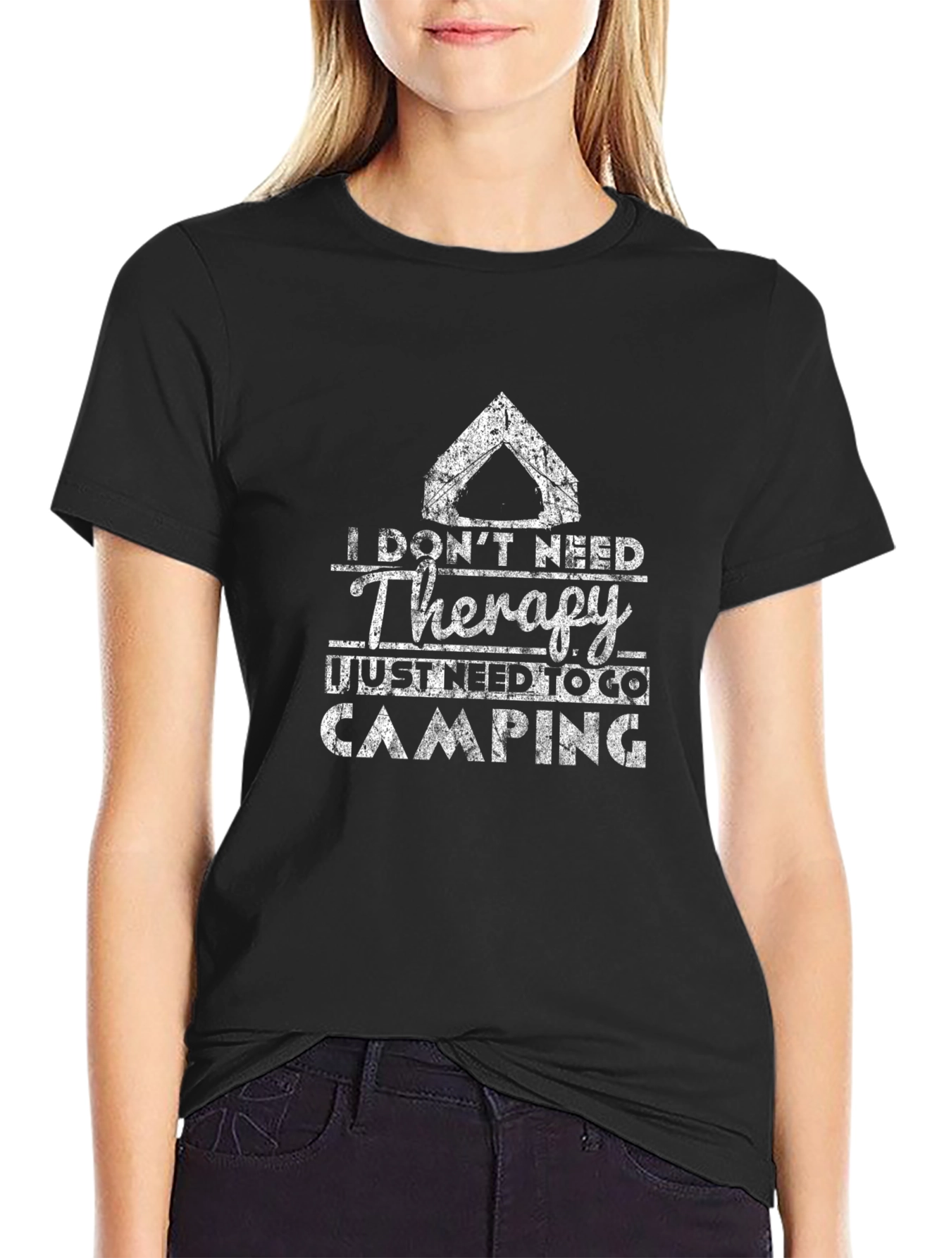 Camping Therapy T-Shirt - Outdoor Adventure Apparel