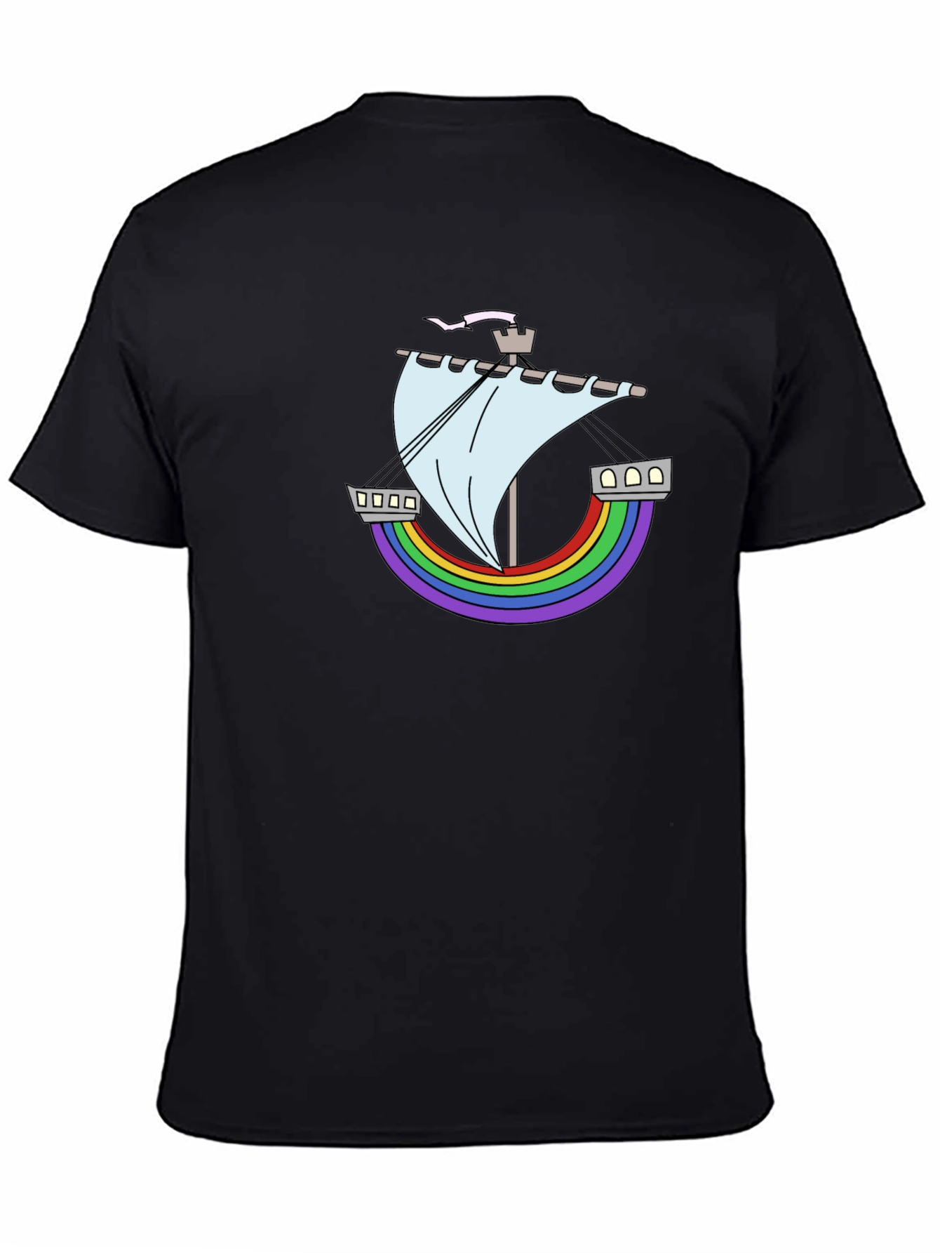 Rainbow Ship Tee - Nautical Pride