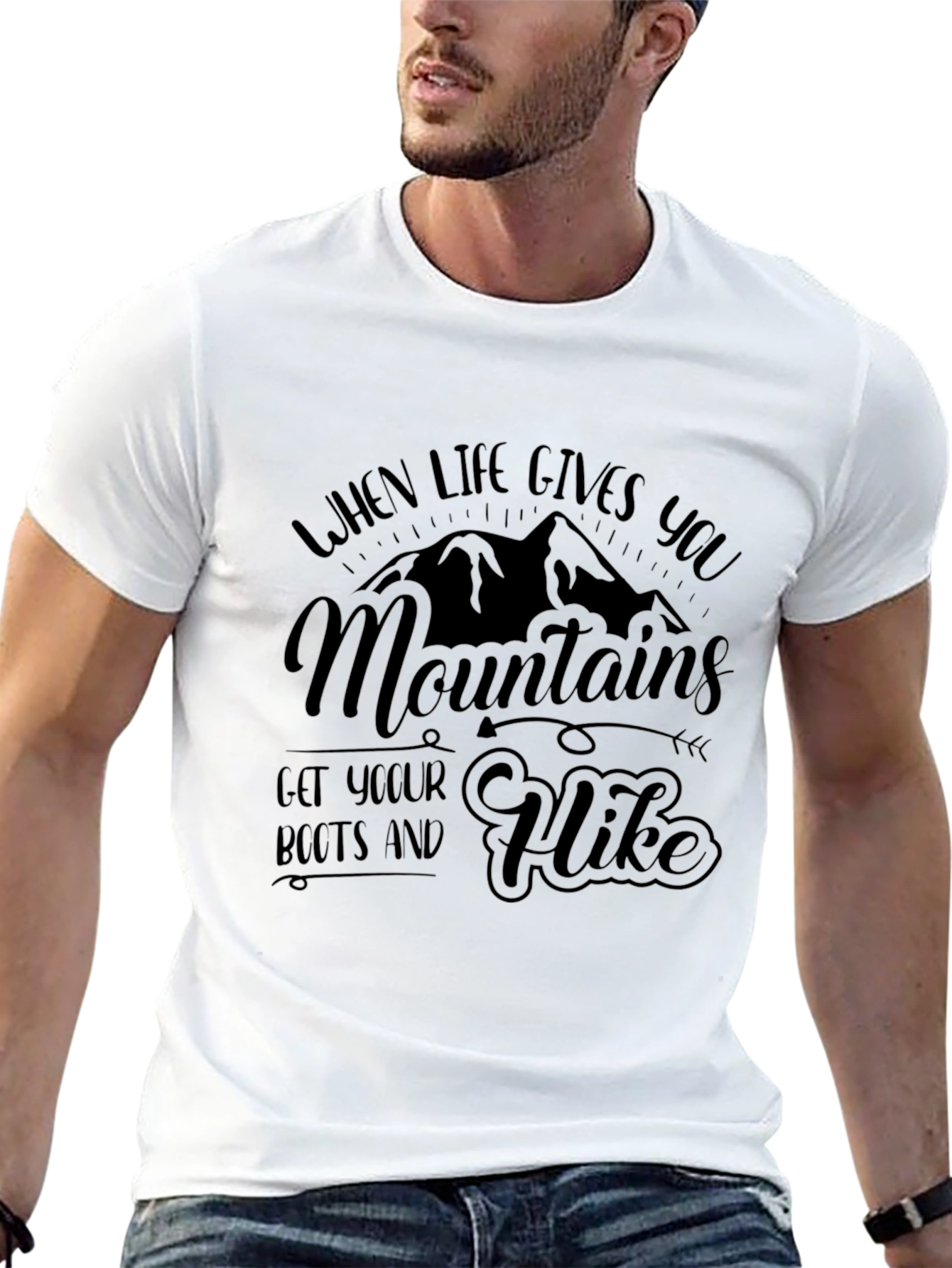 Mountains Hike T-Shirt - Adventure Ready Apparel