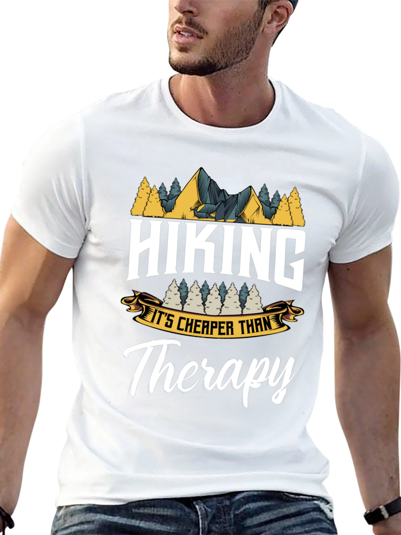 Hiking is Cheaper Than Therapy T-Shirt