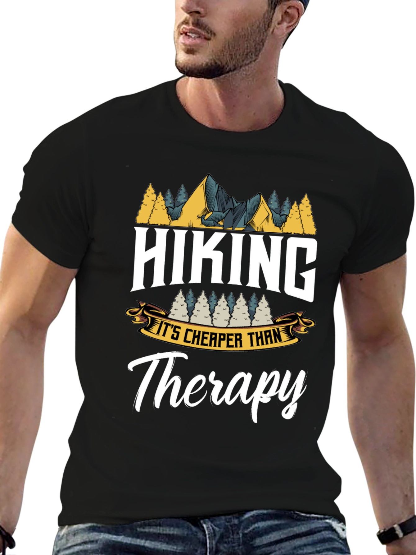 Hiking is Cheaper Than Therapy T-Shirt