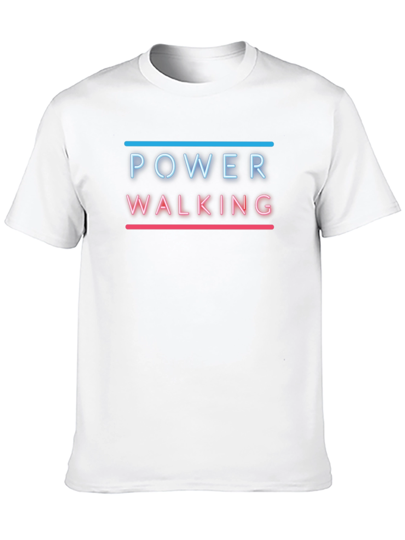 Power Walking Graphic T-Shirt - Black
