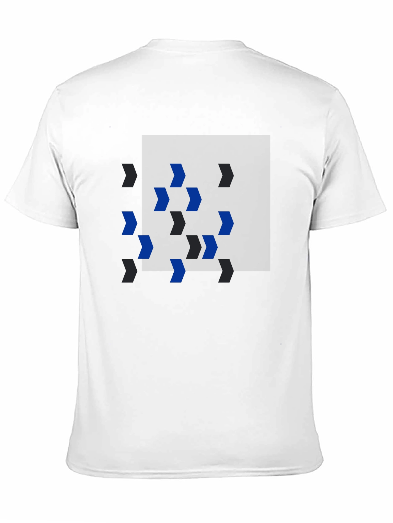 Abstract Arrow Graphic Black T-Shirt