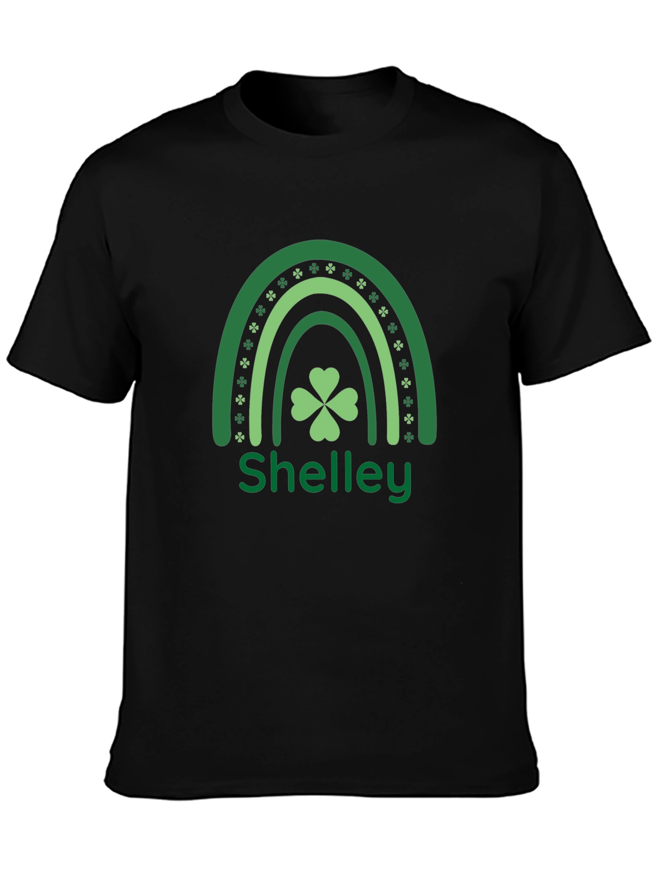 Shelley St. Patricks Day Rainbow Shamrock T-Shirt