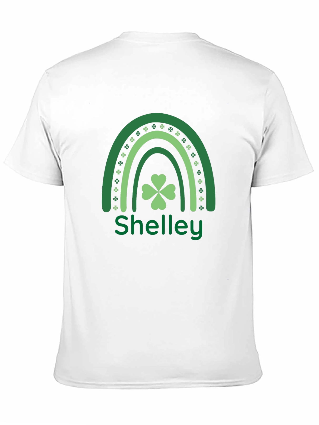 Shelley St. Patricks Day Rainbow Shamrock T-Shirt