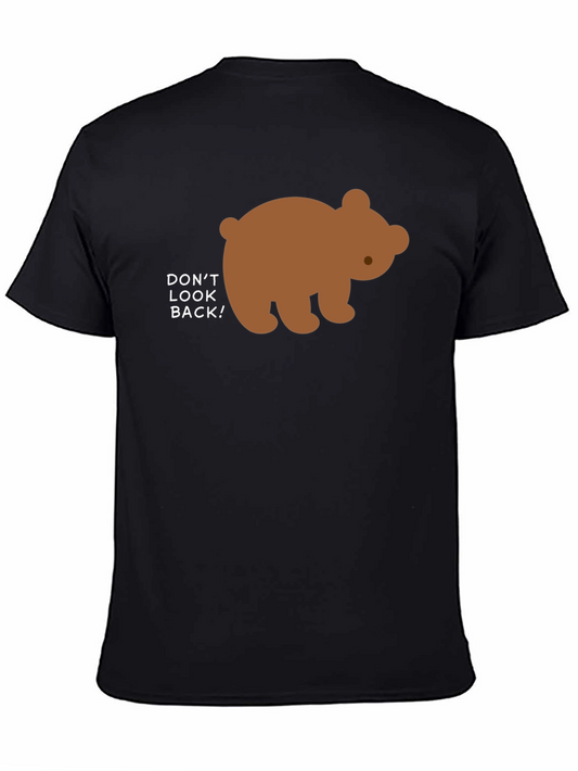 Dont Look Back Bear Graphic Tee
