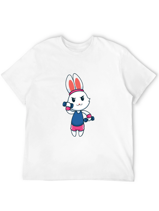 Workout Bunny Black T-Shirt