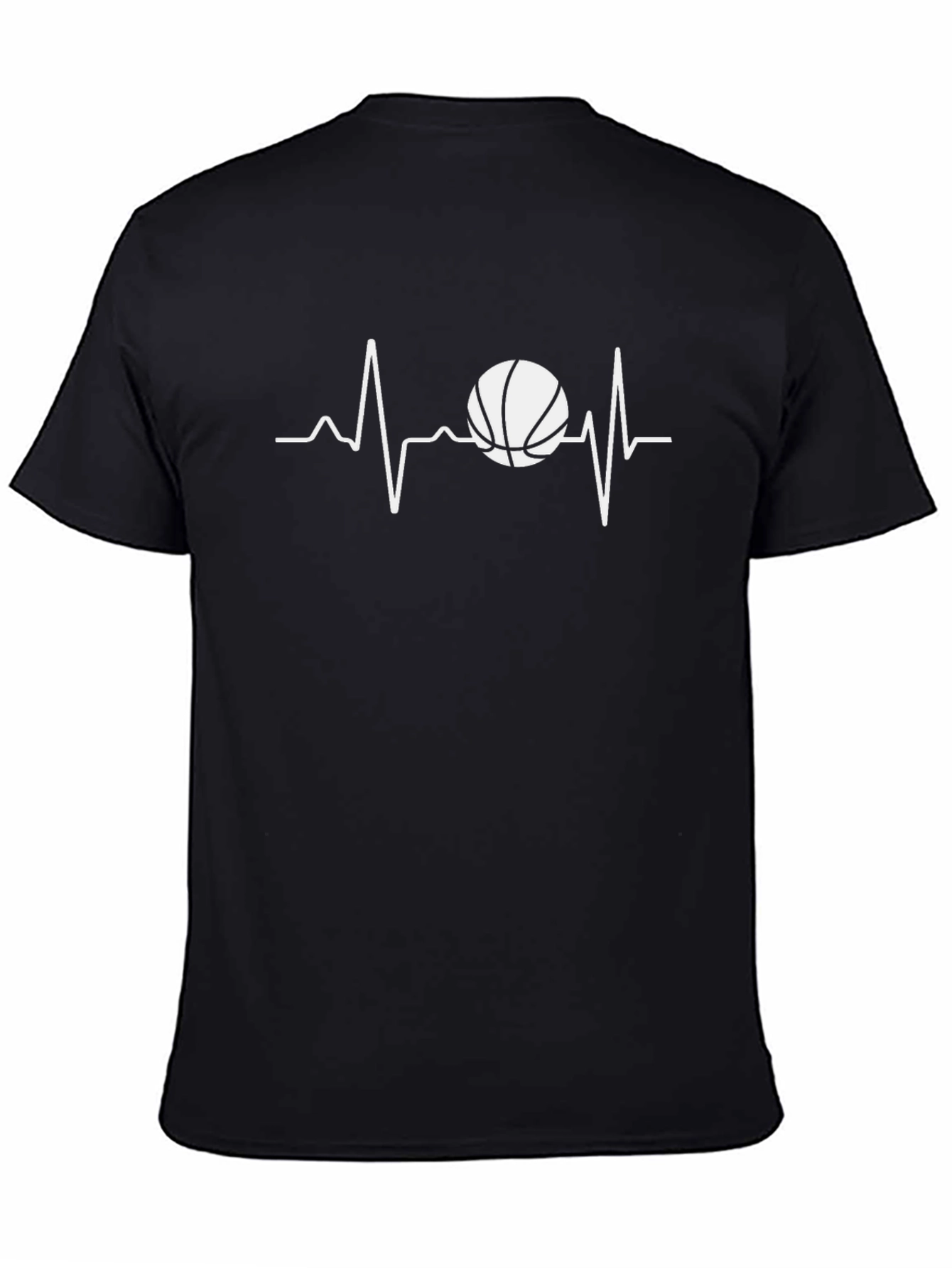 Basketball Heartbeat Graphic Tee