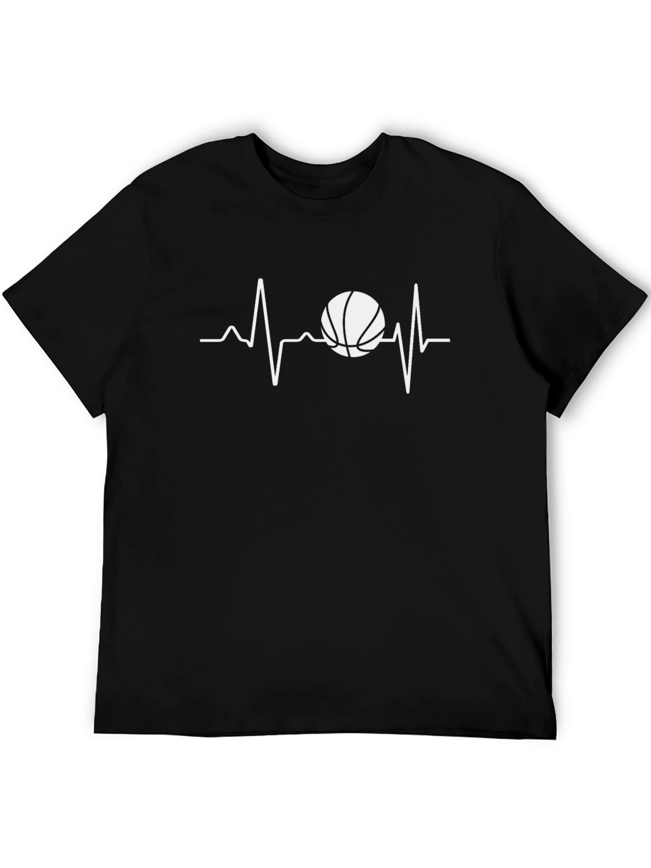 Basketball Heartbeat Graphic Tee