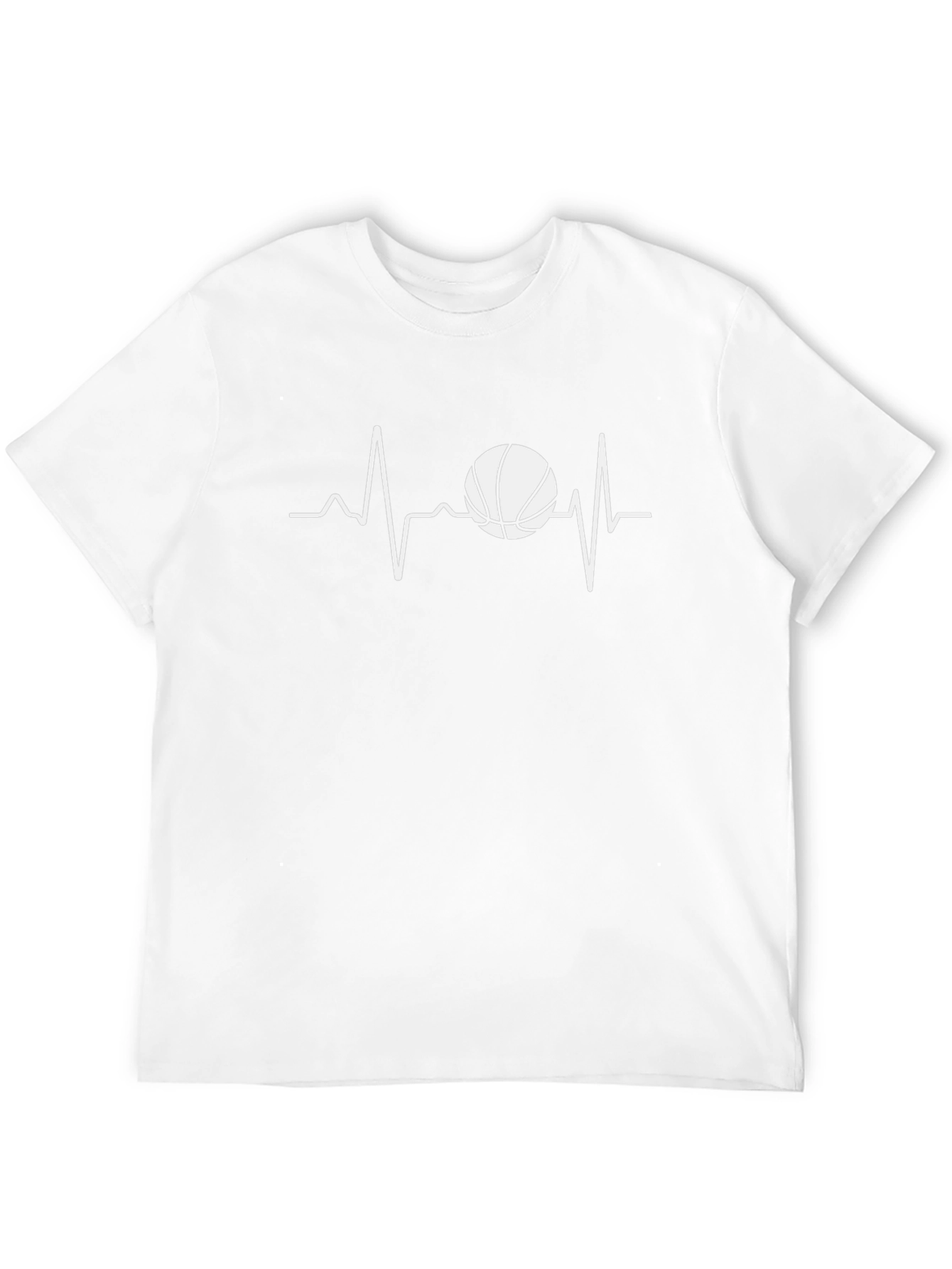 Basketball Heartbeat Graphic Tee