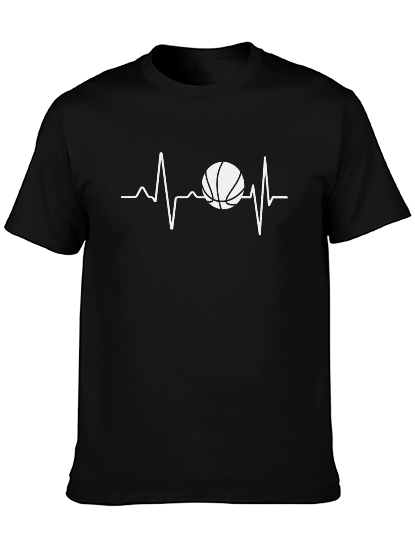 Basketball Heartbeat Graphic Tee