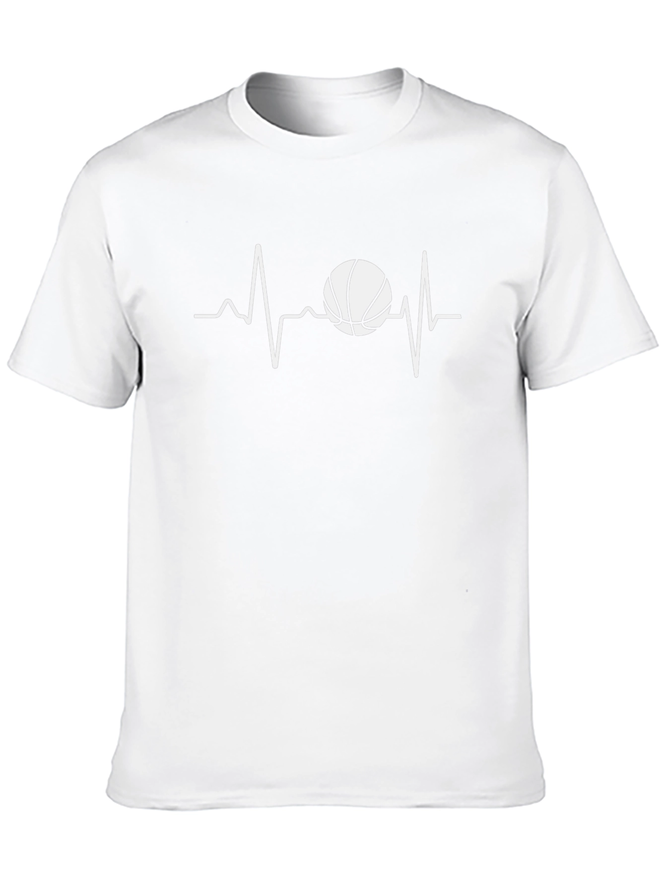 Basketball Heartbeat Graphic Tee