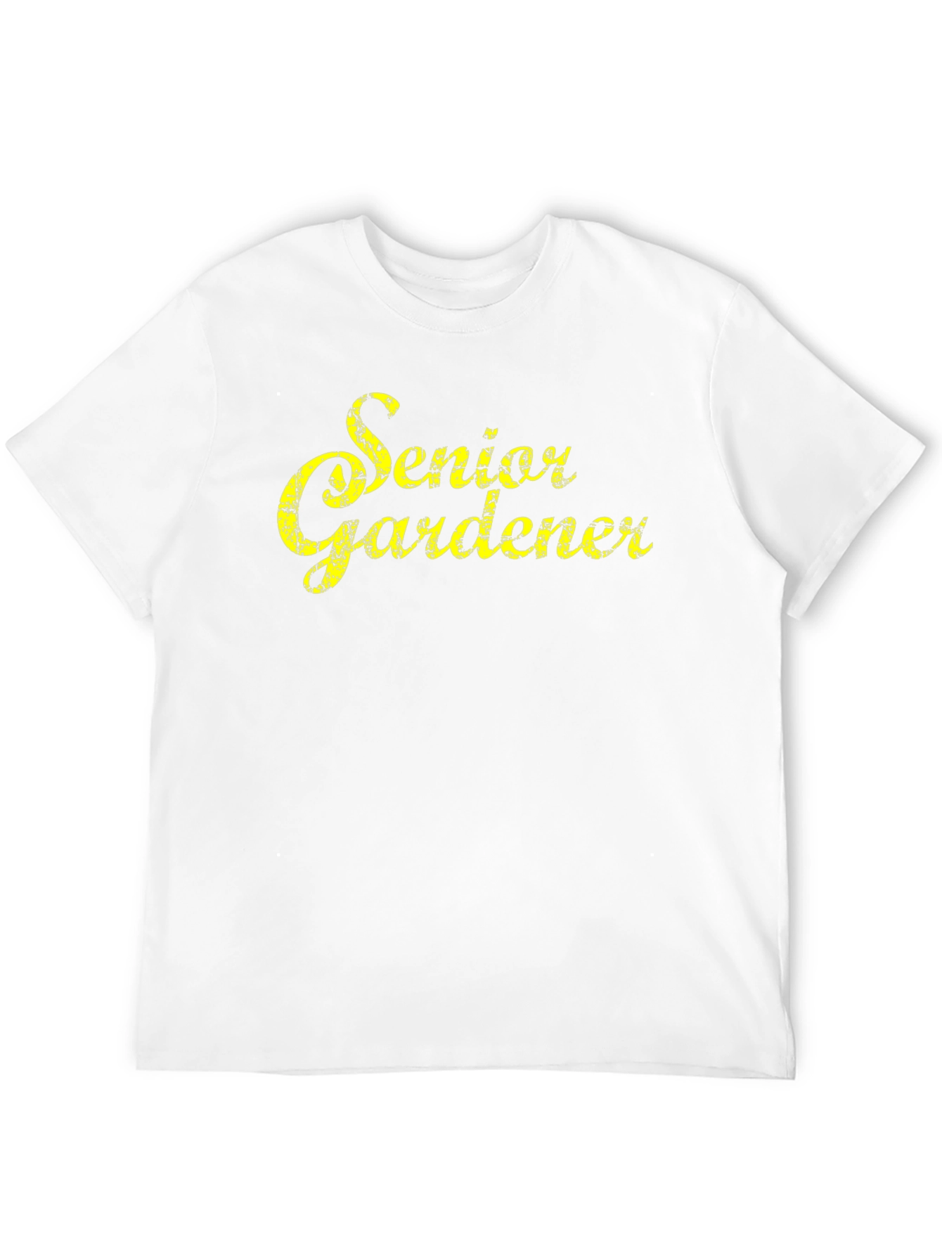 Senior Gardener T-Shirt - Black Cotton Tee