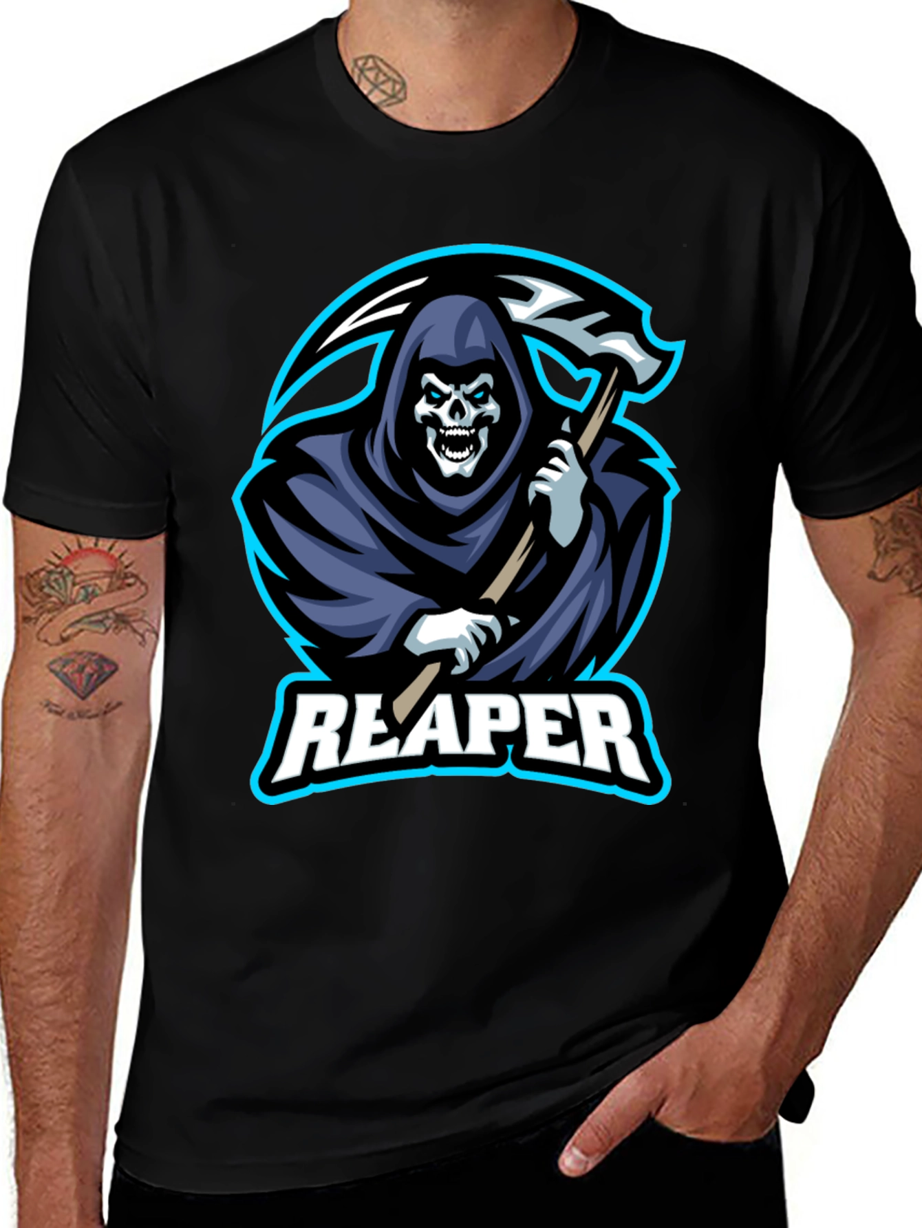 Reaper Graphic T-Shirt - Dark Humor Fashion