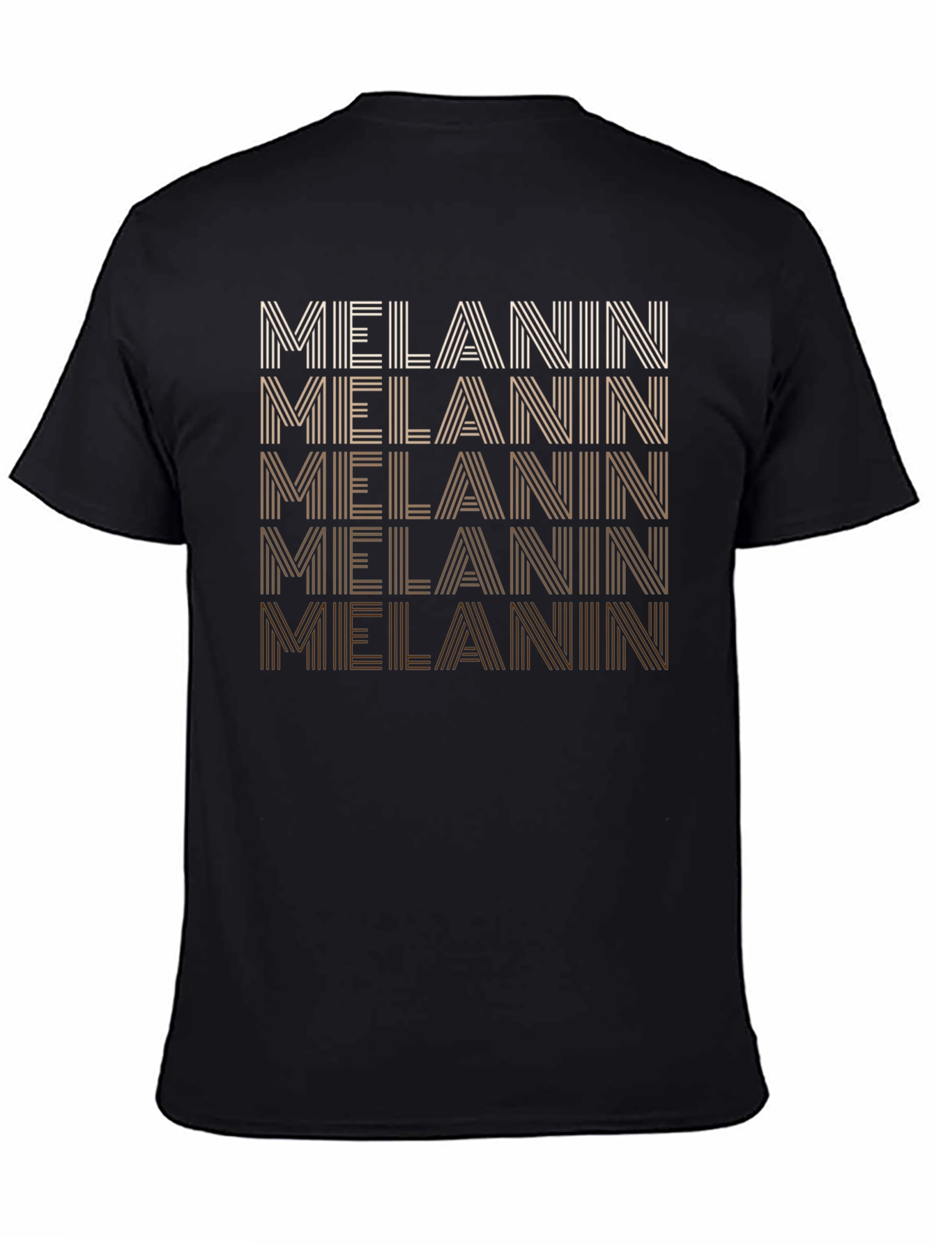 Melanin Graphic T-Shirt - Black