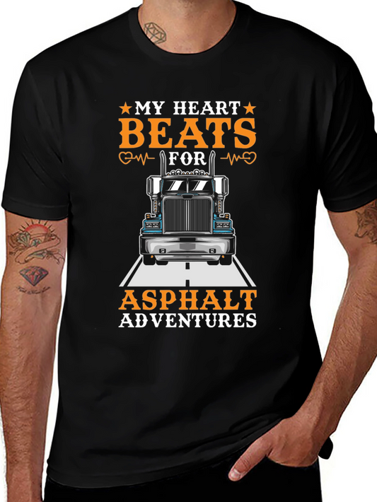 My Heart Beats For Asphalt Adventures T-Shirt