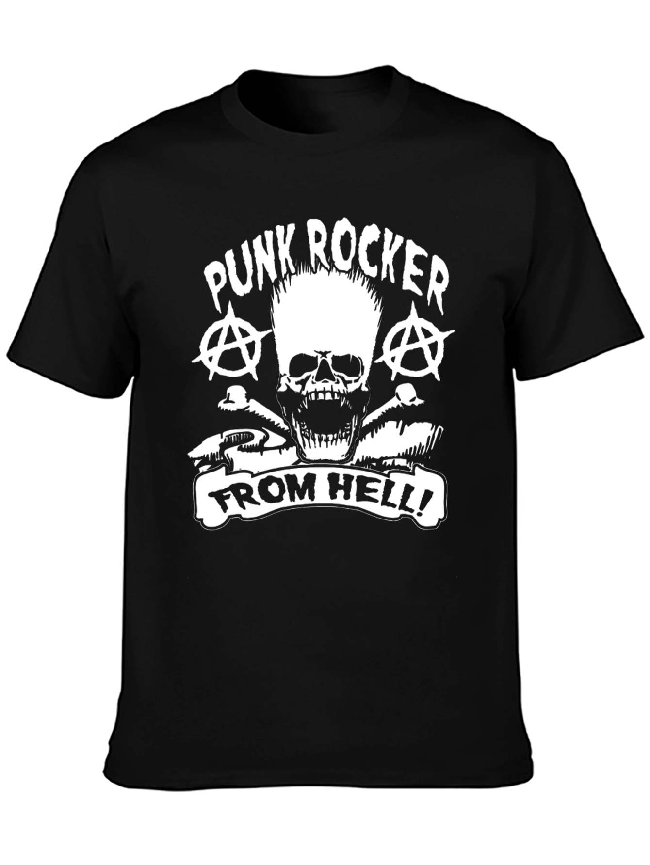Punk Rocker From Hell Graphic Tee