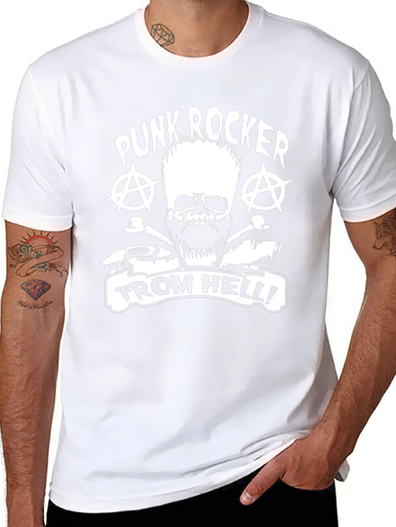 Punk Rocker From Hell Graphic Tee