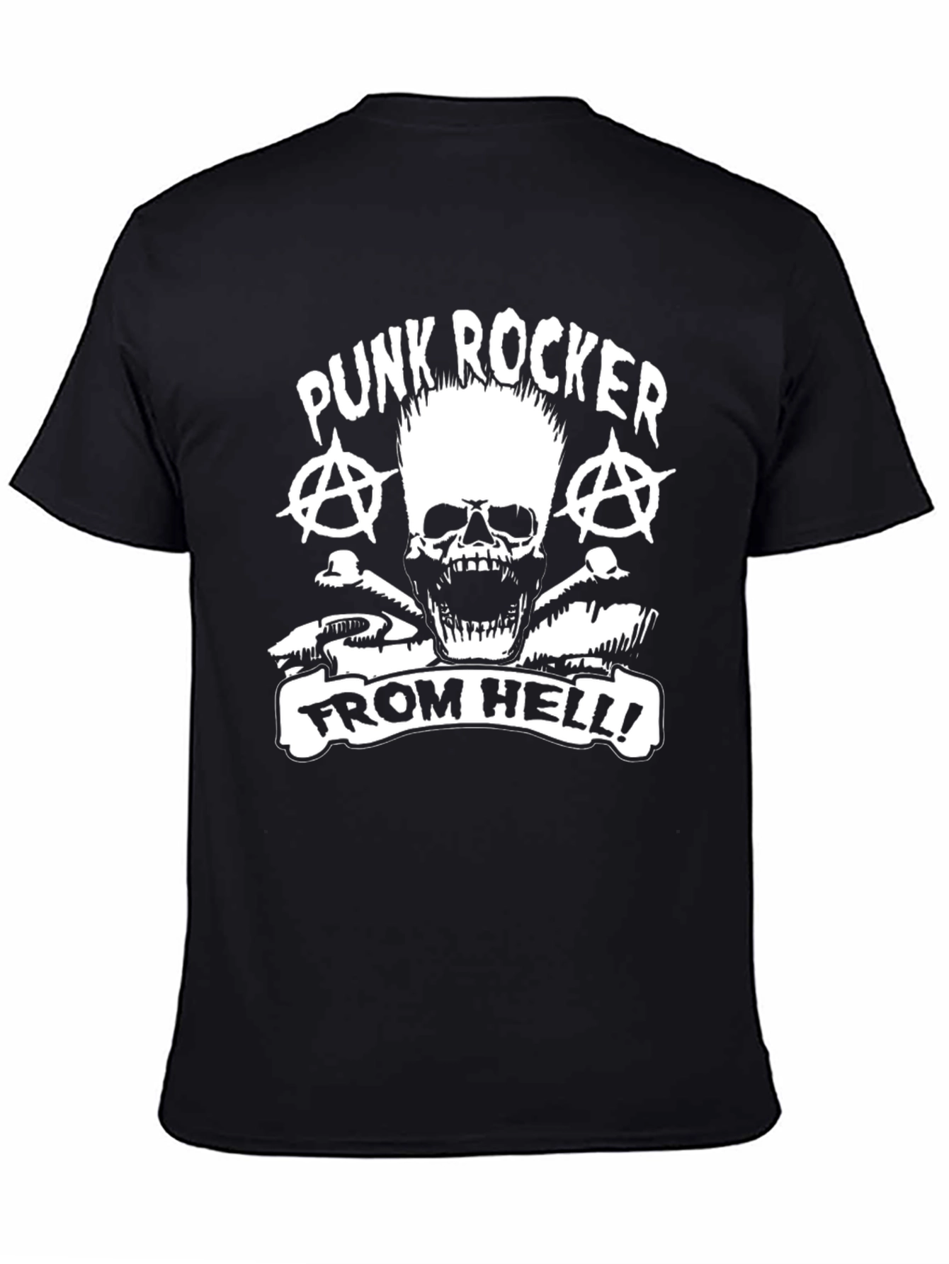 Punk Rocker From Hell Graphic Tee