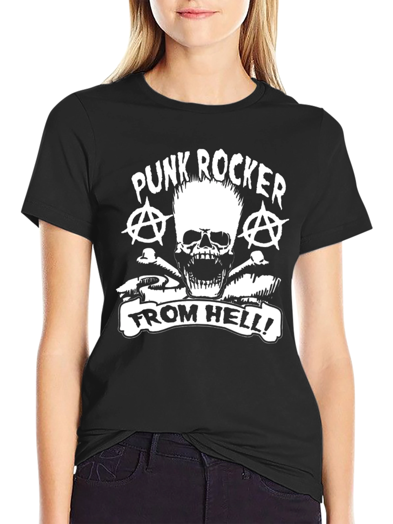 Punk Rocker From Hell Graphic Tee