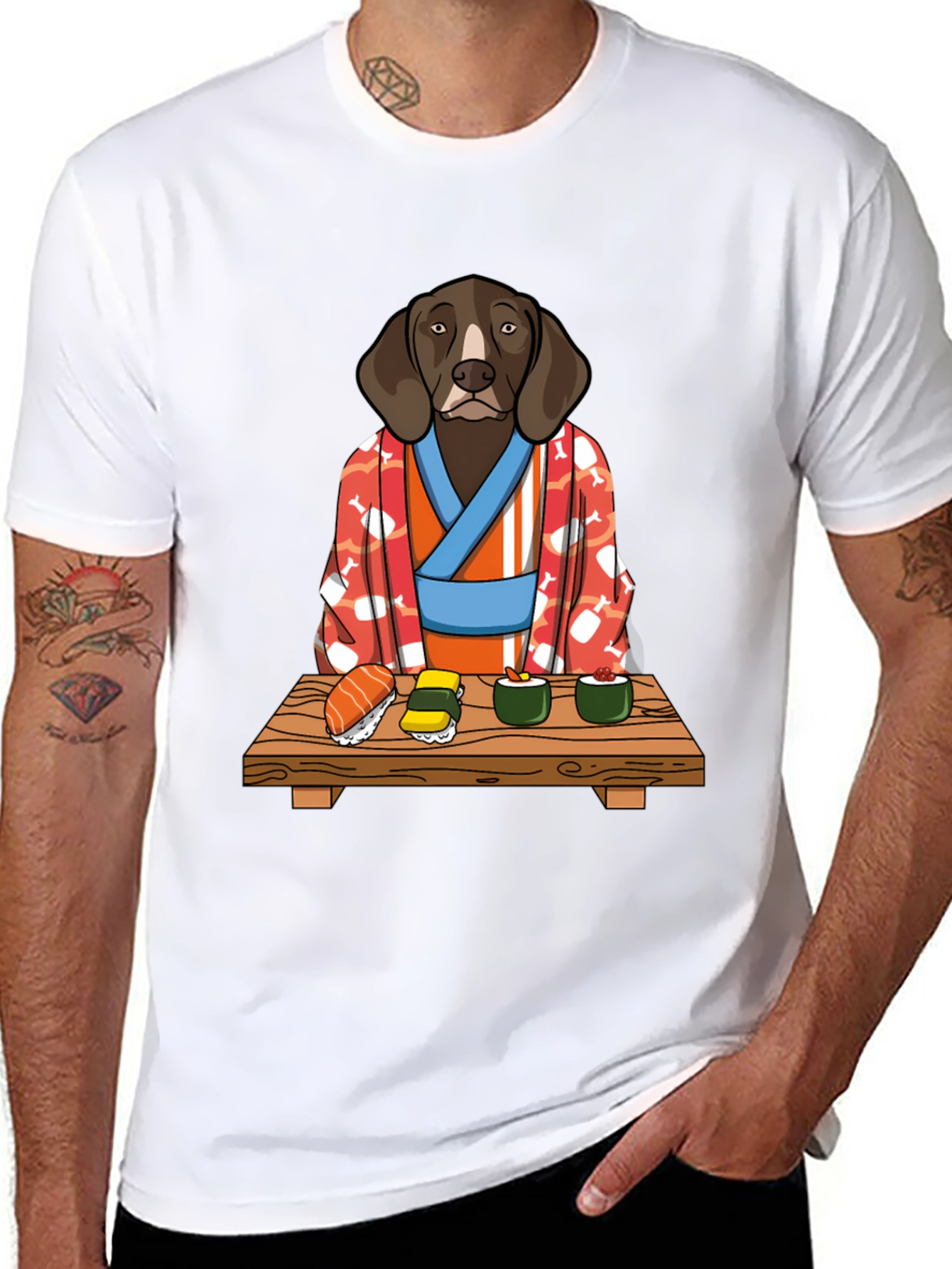 Dog Sushi T-Shirt - Unique Pet Lover Gift