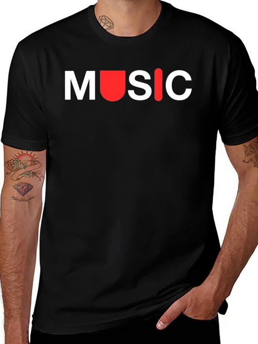 Music Graphic Black T-Shirt