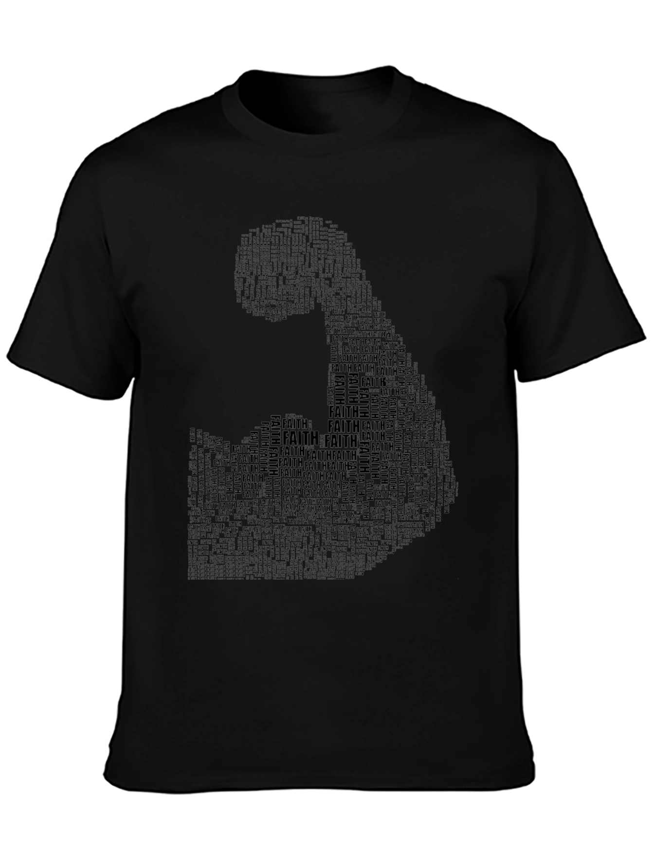 Faith Flex Black Graphic Tee - Mens