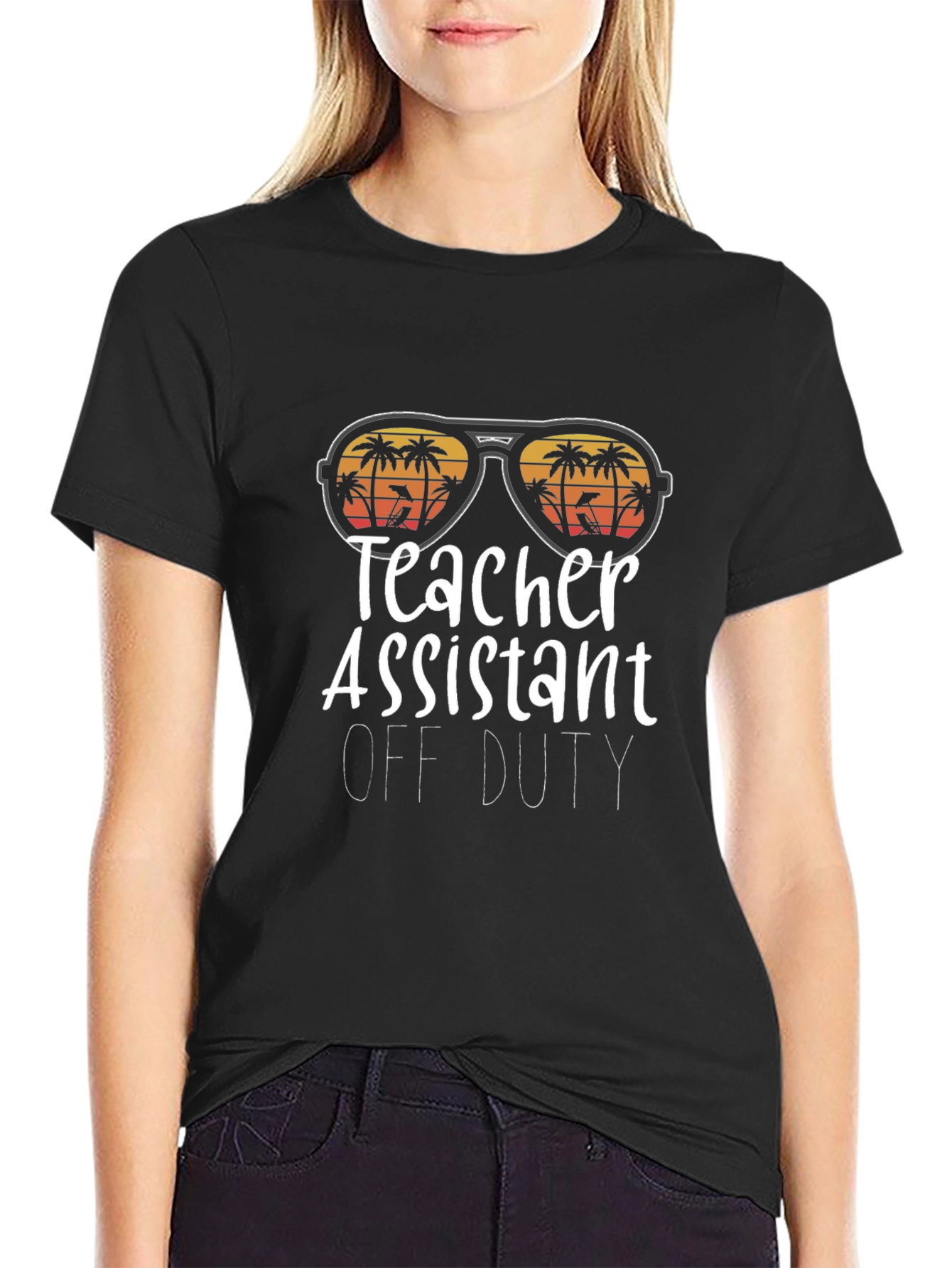 Teacher Assistant Off Duty Graphic T-Shirt